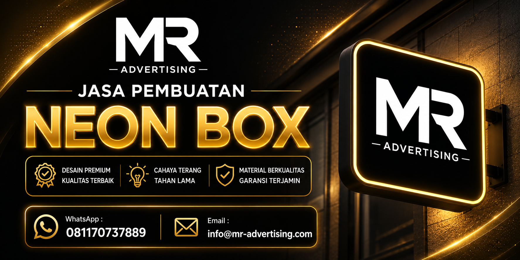Jasa Pembuatan Neon Box